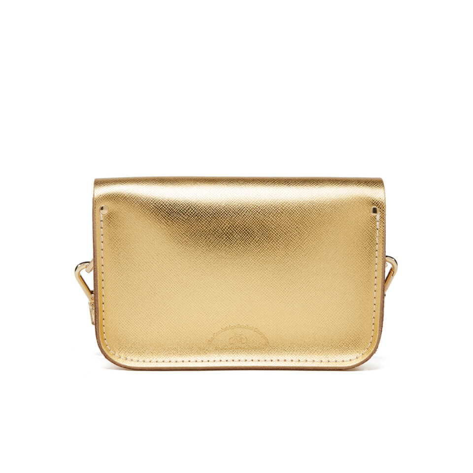 The Cambridge Satchel Company Women's Small Cloud Bag - Gold Saffiano