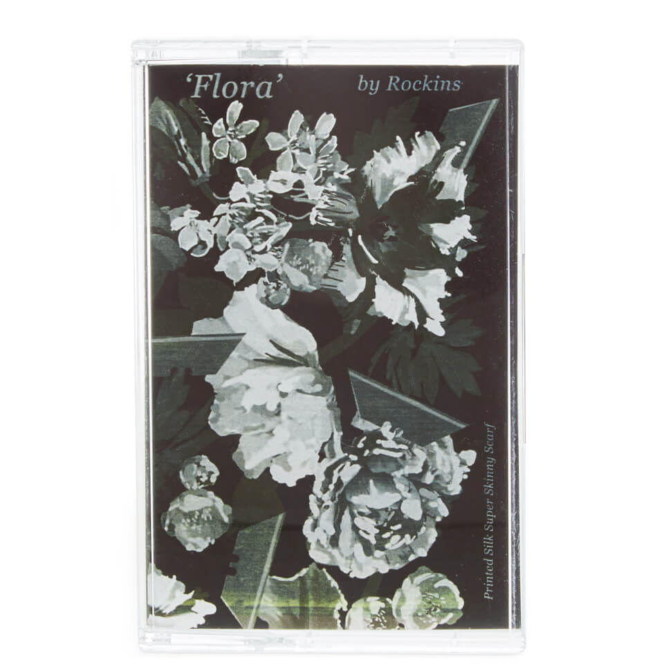 Rockins Women's Flora Super Skinny Scarf - Monochrome