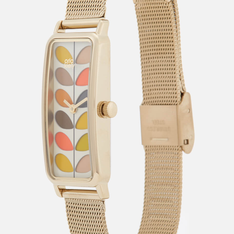 Orla Kiely Women's Stem Bracelet Watch - Gold