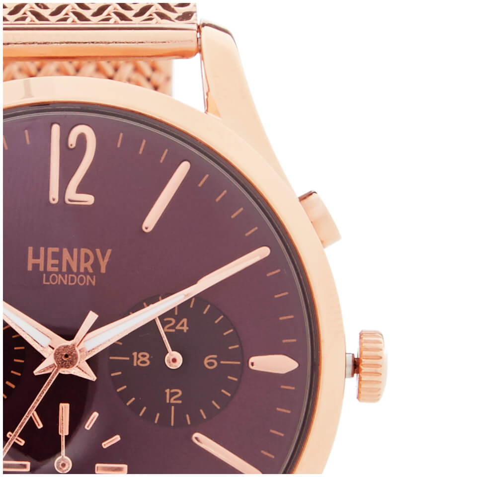 Henry London Hampstead Mesh Watch - Rose Gold