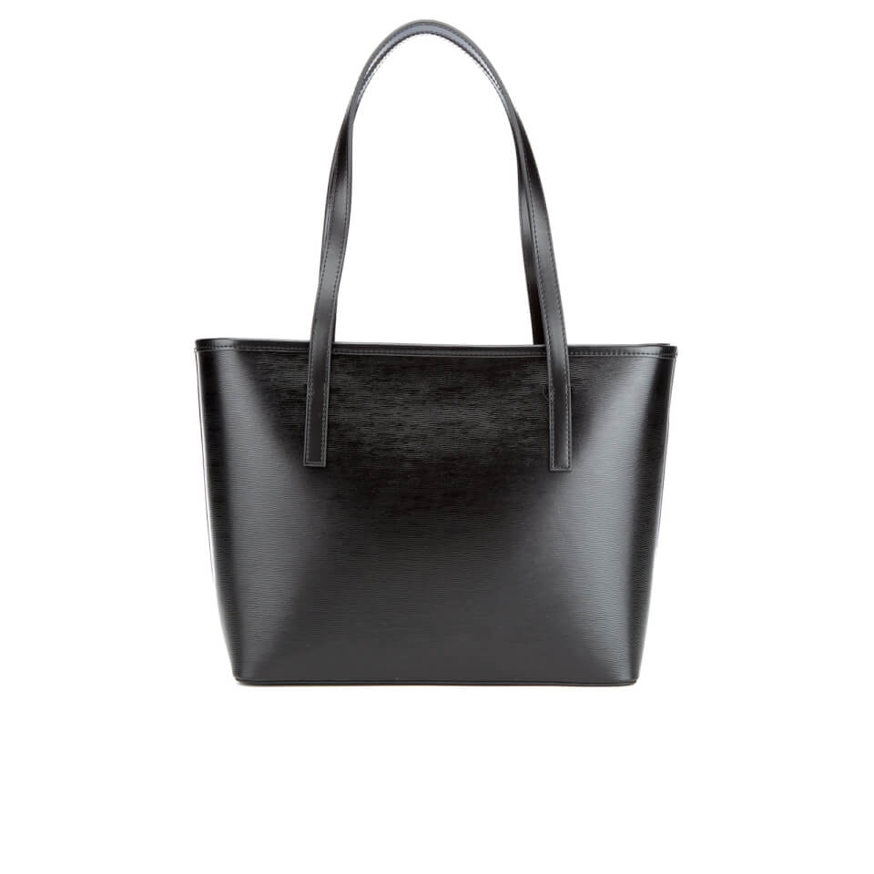 Bow detail small leather shopper bag deals