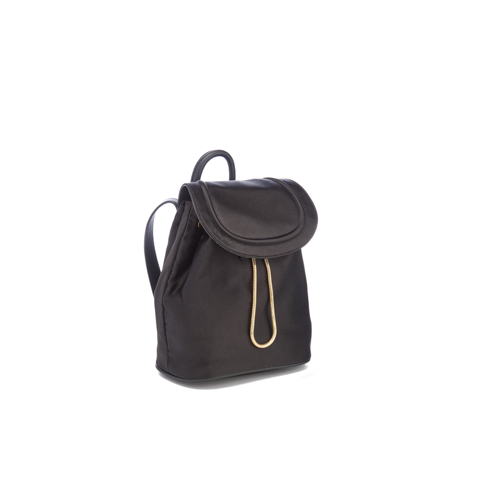 Diane von Furstenberg Women's Satin Backpack - Black