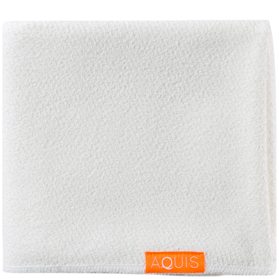 Aquis Hair Towel Lisse Luxe White