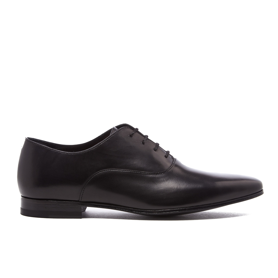 【感謝価格】 Paul Smith Men's Fleming Leather Oxford Shoes - Nero Parma 靴