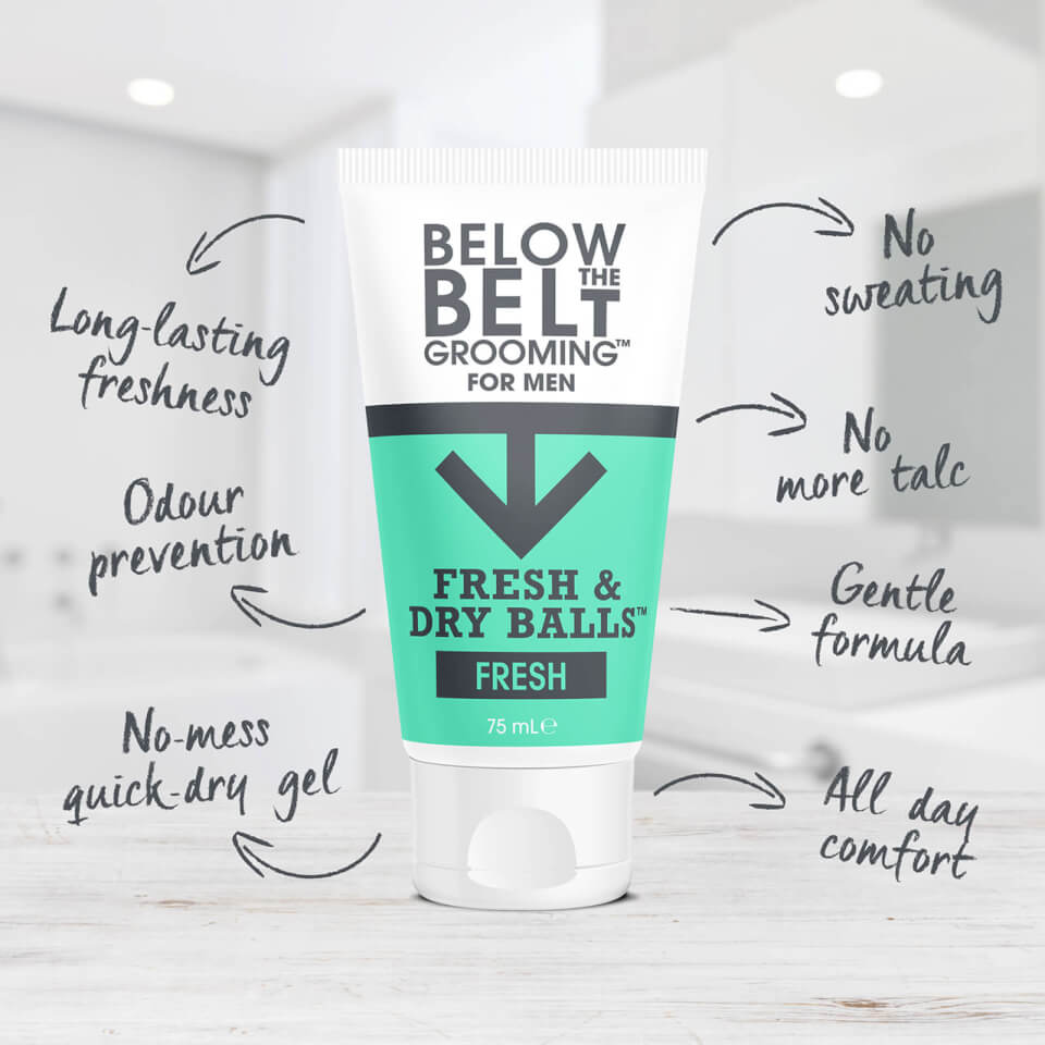 Below the Belt Grooming Fresh and Dry Balls - Fresh 75ml