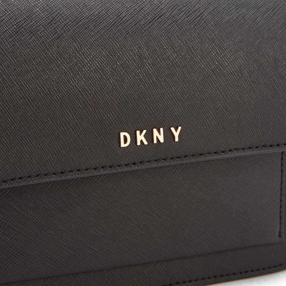 DKNY Women's Bryant Park Mini Flap Cross Body Bag - Black