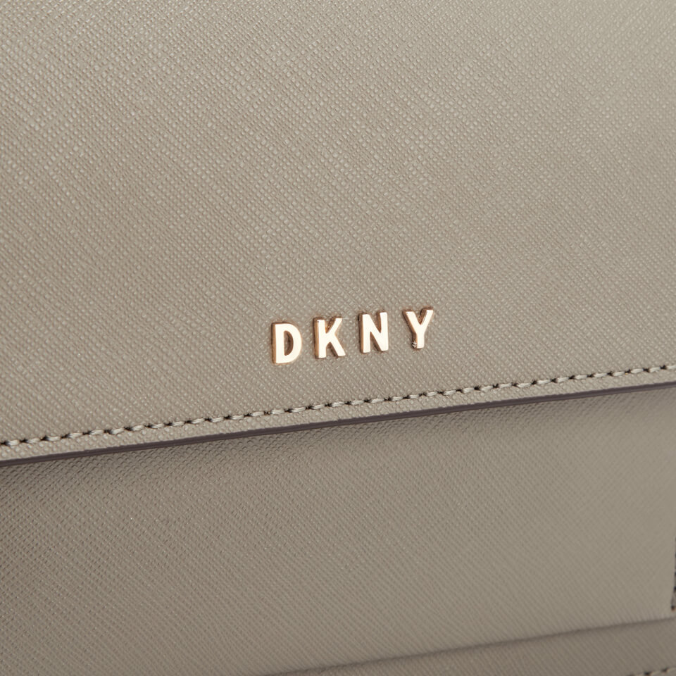 DKNY Women's Bryant Park Mini Flap Cross Body Bag - Clay