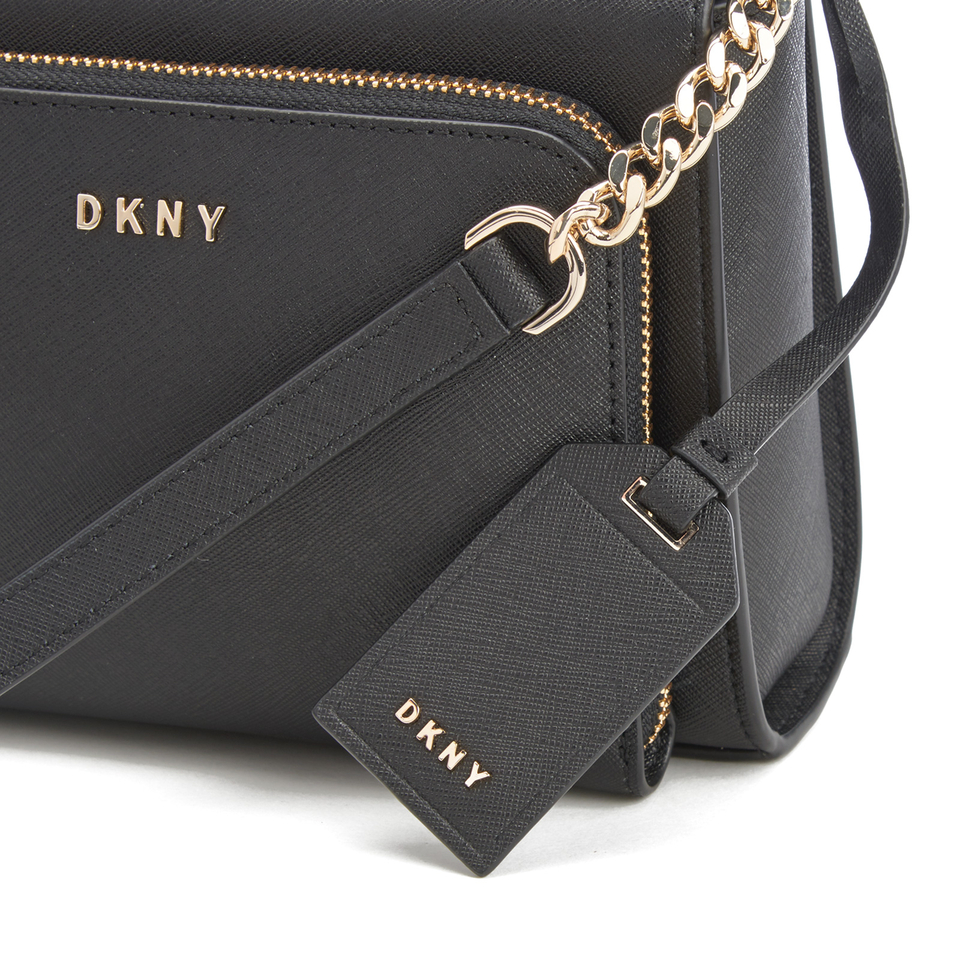DKNY Women's Bryant Park Pocket Cross Body Bag - Black