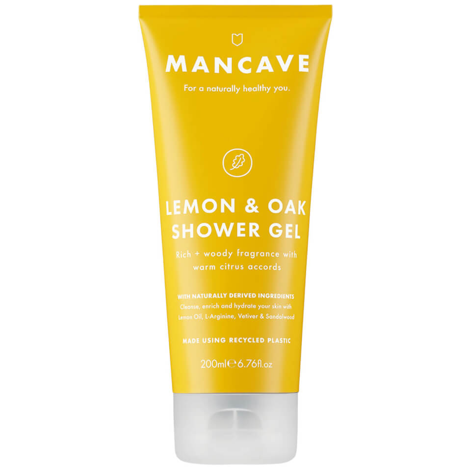 ManCave Lemon and Oak Shower Gel 200ml