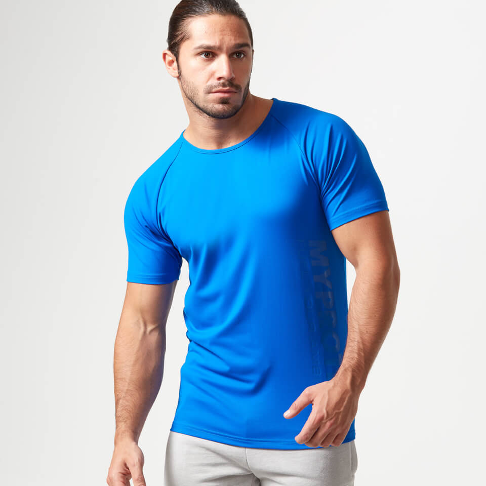 Bold Tech T-Shirt - S - Blue