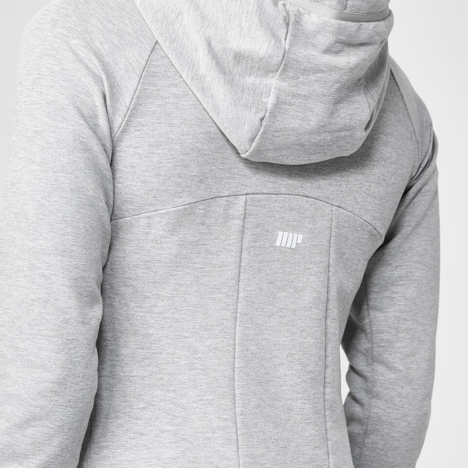 Superlite Slim Fit Zip Up Hoodie - XS - Grey
