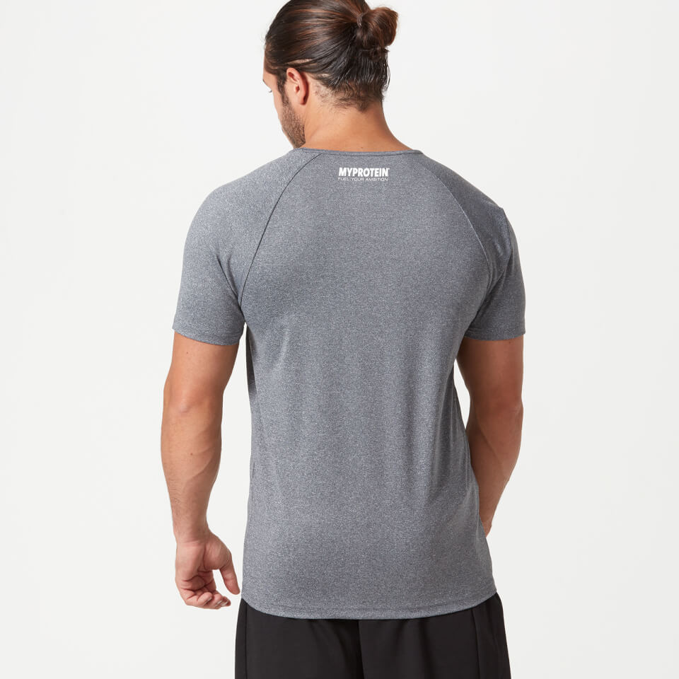 Bold Tech T-Shirt - S - Grey Marl