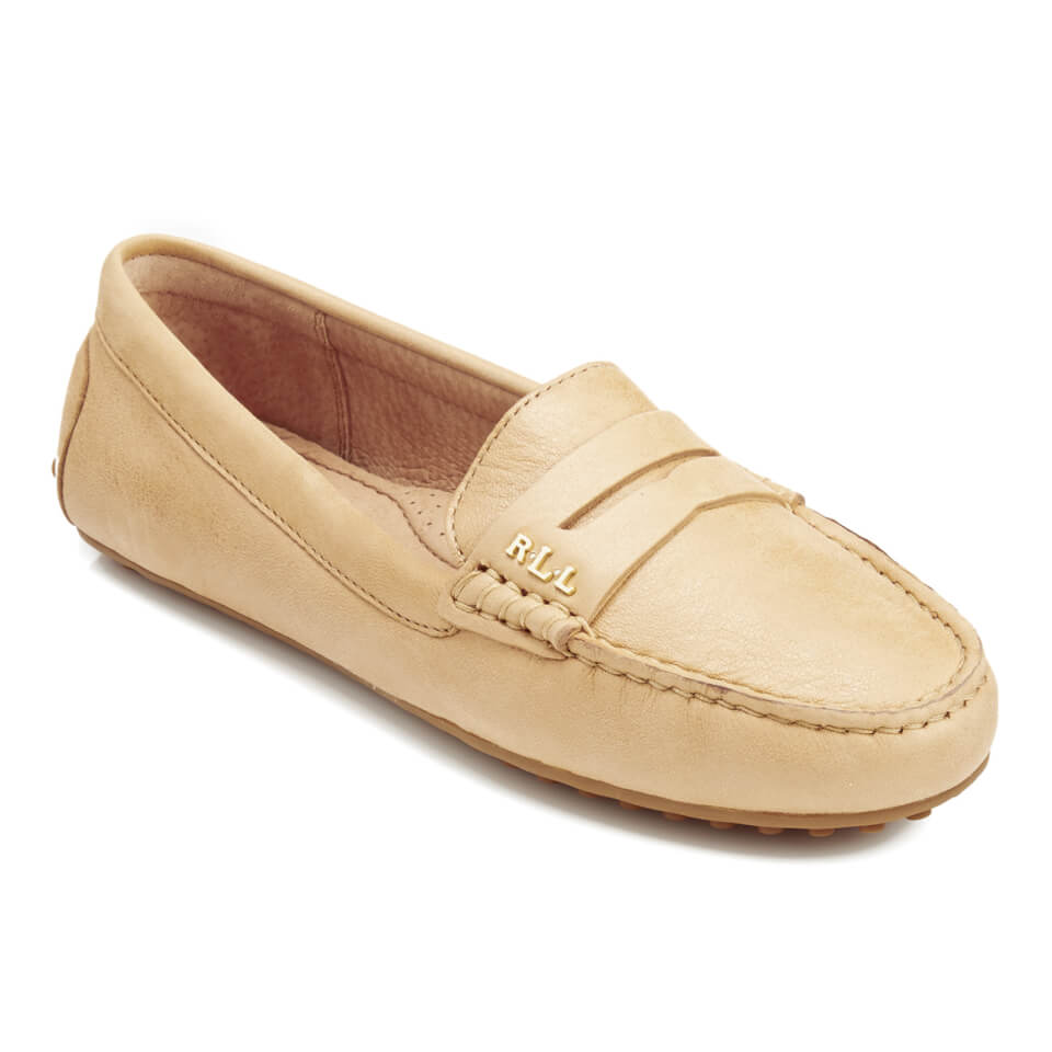 Lauren Ralph Lauren Women s Belen Soft Leather RL Loafers Camel