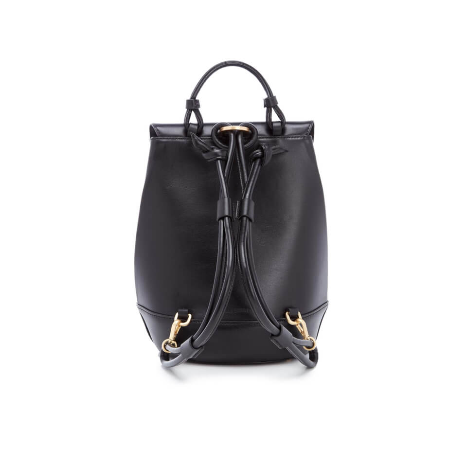 Lulu Guinness Women's Joanna Smooth Leather Backpack - Black