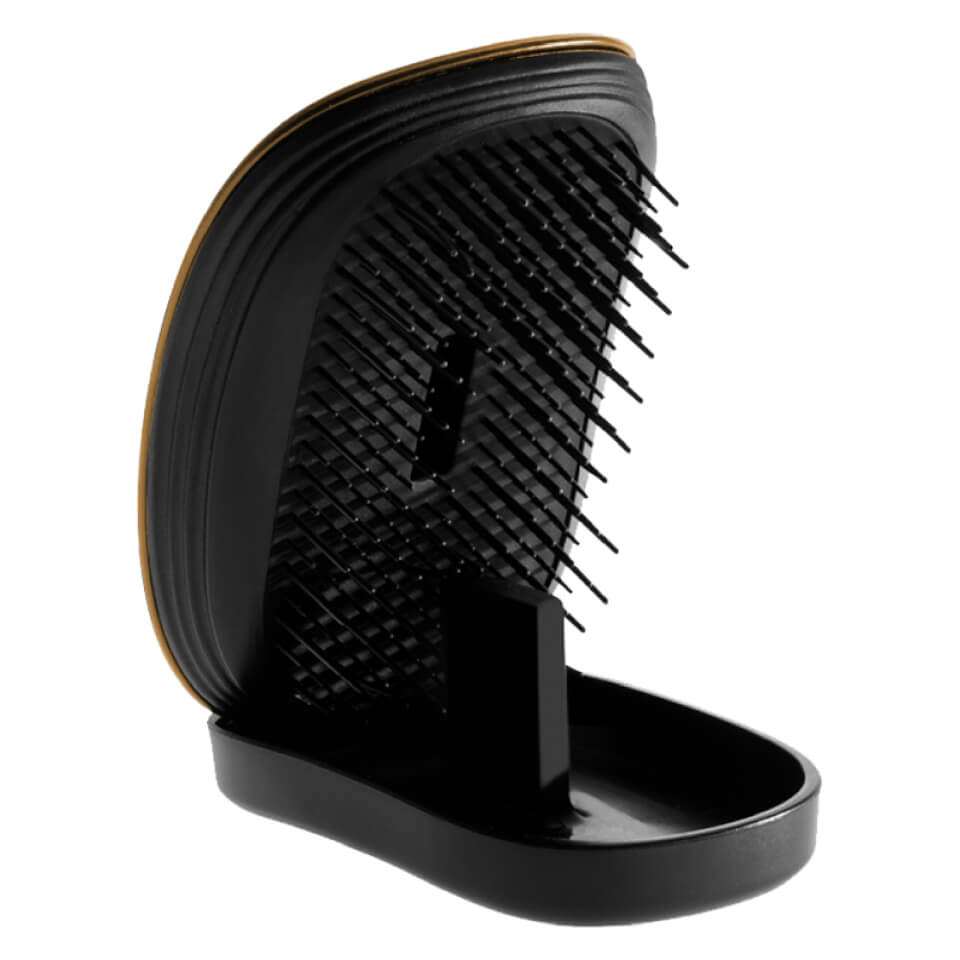 ikoo Pocket Detangling Hair Brush - Black/Soleil Metallic