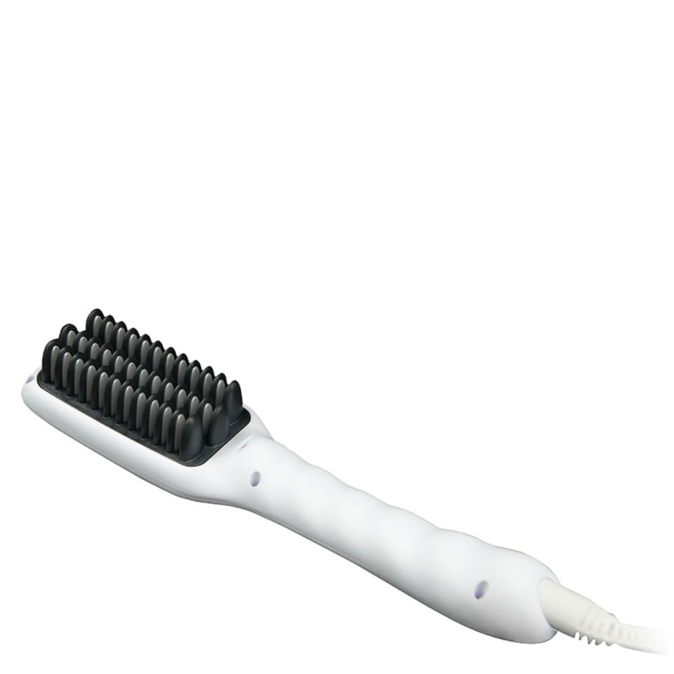 ikoo E Styler Hair Straightening Brush Platinum White LOOKFANTASTIC