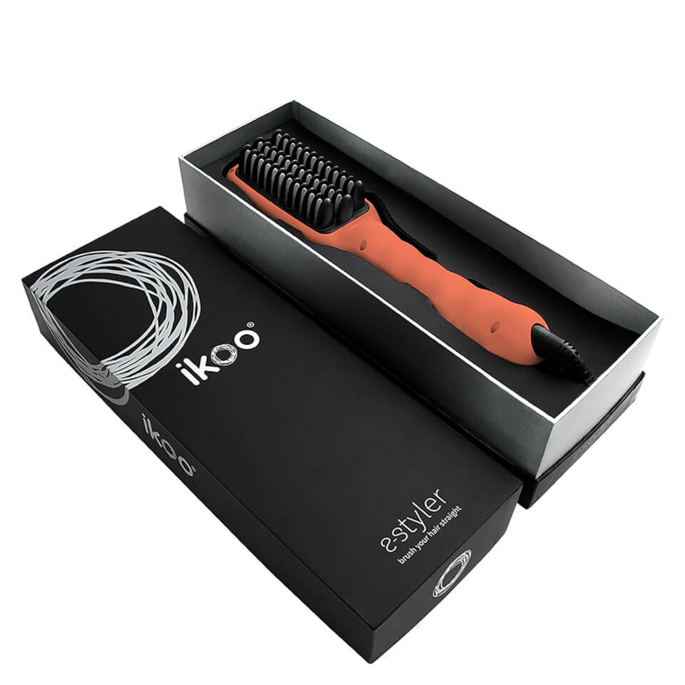 ikoo E-Styler Hair Straightening Brush - Orange Blossom