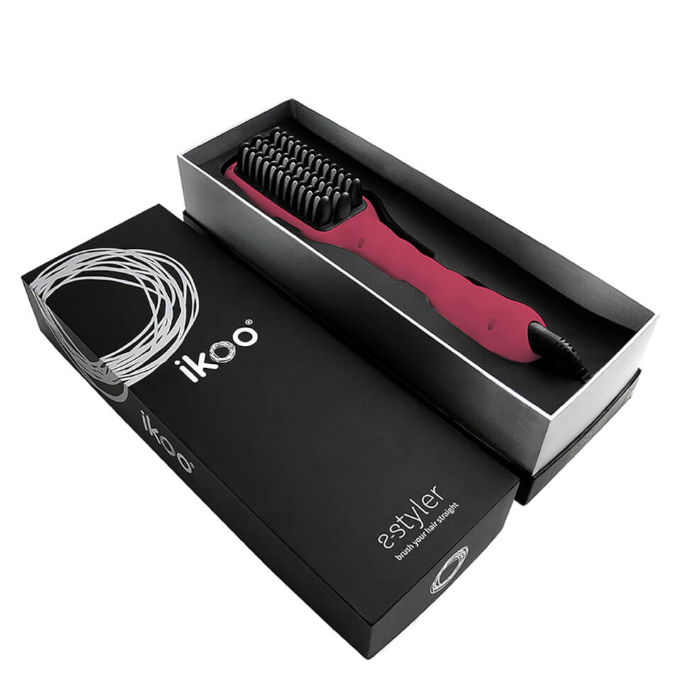 ikoo E-Styler Hair Straightening Brush - Fireball