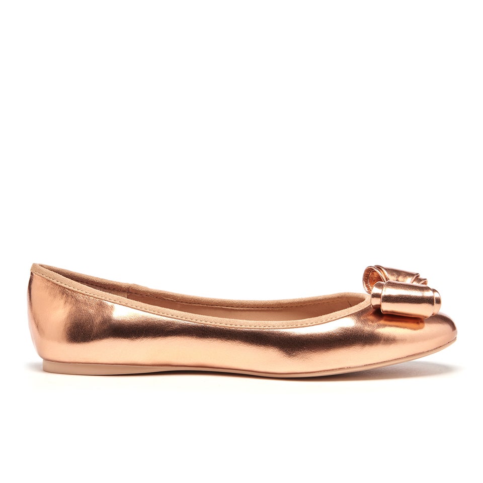 rose gold flats for women
