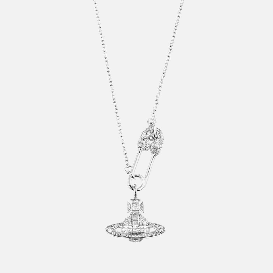Vivienne Westwood Women's Clotilde Necklace - White Cubic Rhodium