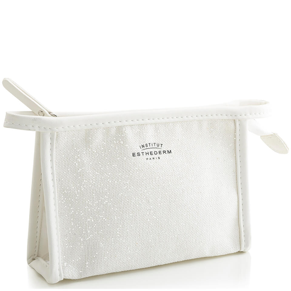 Institut Esthederm White Leather Pouch (Free Gift)