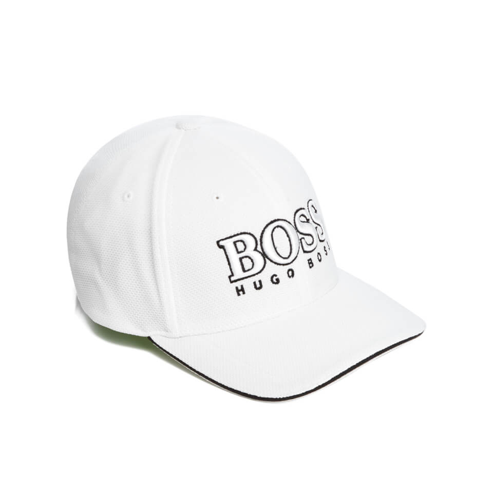 BOSS Men's Small Logo Cap - White