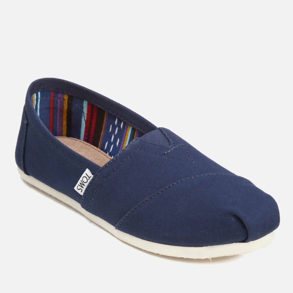 TOMS Women's Core Classics Slip-On Pumps - Navy Canvas