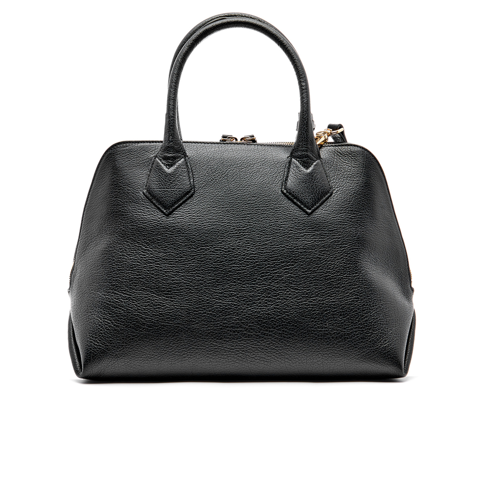 Vivienne Westwood Women's Balmoral Grain Leather Zip Around Tote Bag - Black
