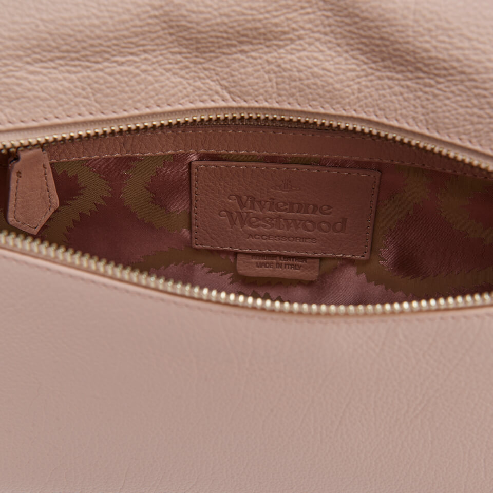 Vivienne Westwood Women's Balmoral Grain Leather Cross Body Bag - Pink