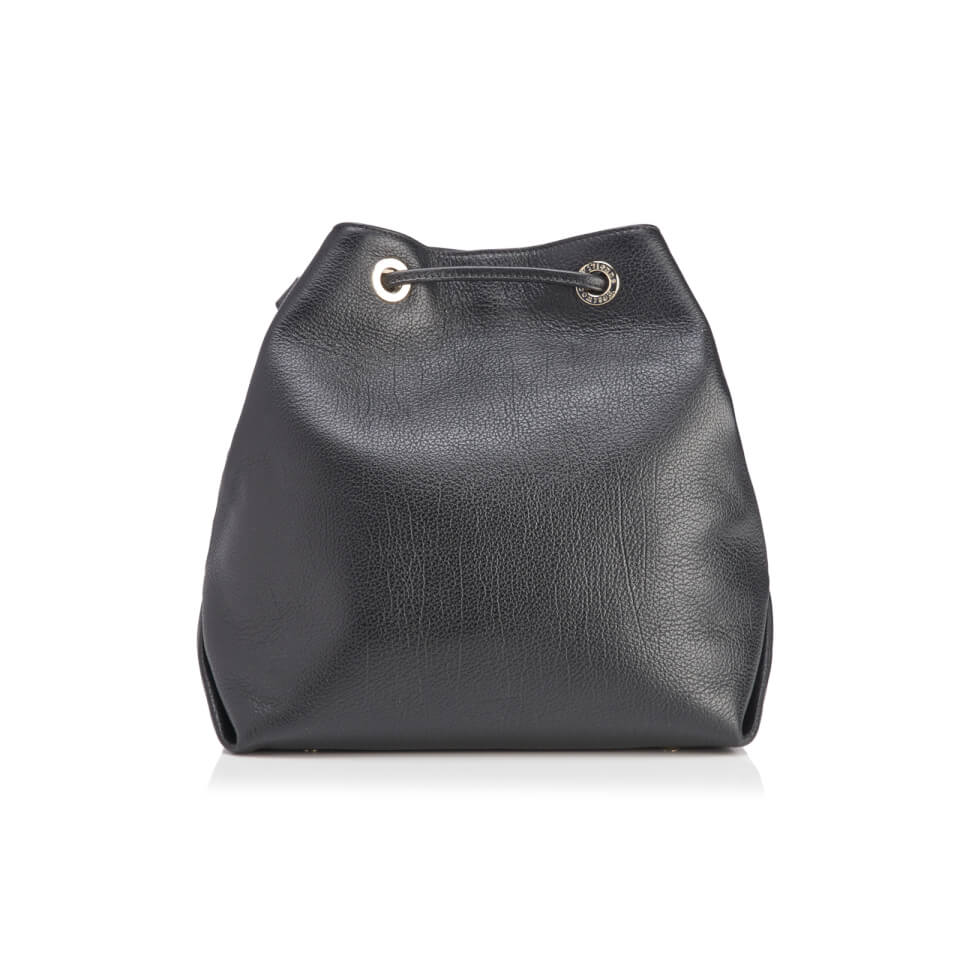 Vivienne Westwood Women's Balmoral Grain Leather Bucket Bag - Black