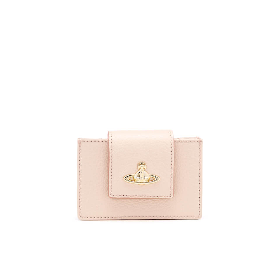 Vivienne Westwood Women's Balmoral Grain Leather New Credit Card Holder - Pink