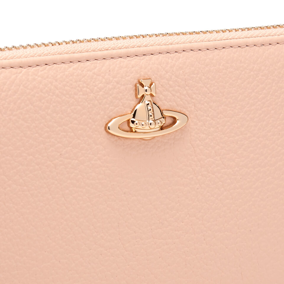 Vivienne Westwood Women's Balmoral Grain Leather Zip Around Wallet - Pink