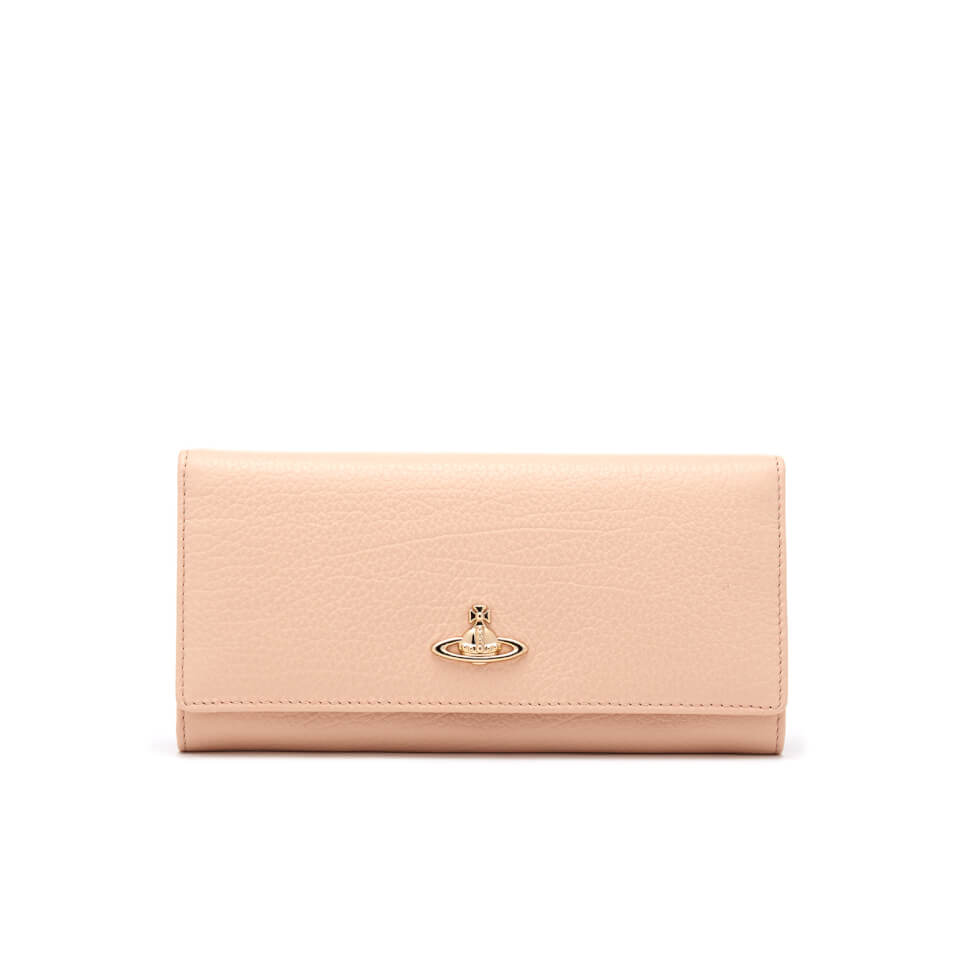 Vivienne Westwood Women's Balmoral Grain Leather Credit Card Purse - Pink