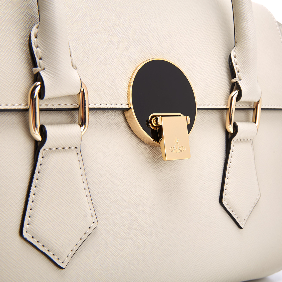 Vivienne Westwood Women's Opio Saffiano Leather Handbag - Beige