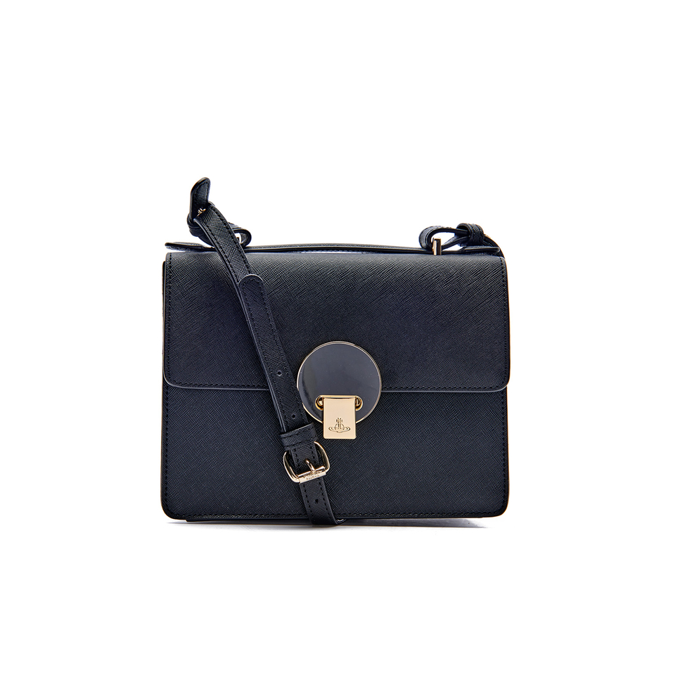 Vivienne Westwood Women's Opio Saffiano Leather Small Shoulder Bag - Black