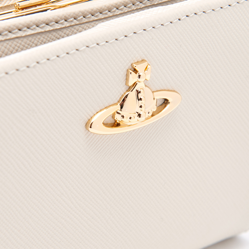 Vivienne Westwood Women's Opio Saffiano Wallet with Coin Pocket - Beige