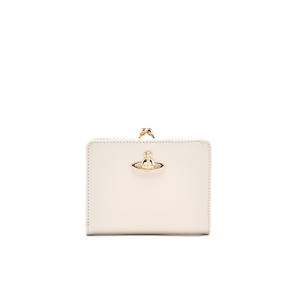 Vivienne Westwood Women's Opio Saffiano Wallet with Coin Pocket - Beige