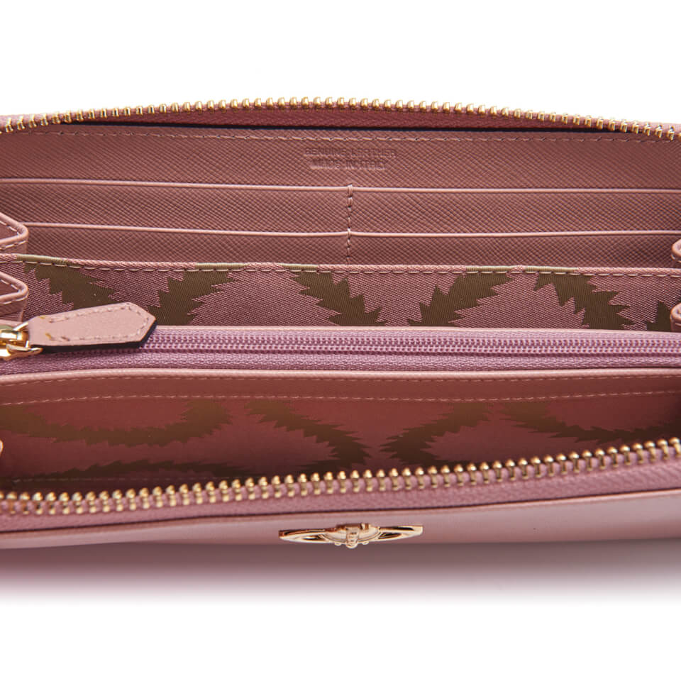Vivienne Westwood Women's Opio Saffiano Leather Zip Around Wallet - Pink