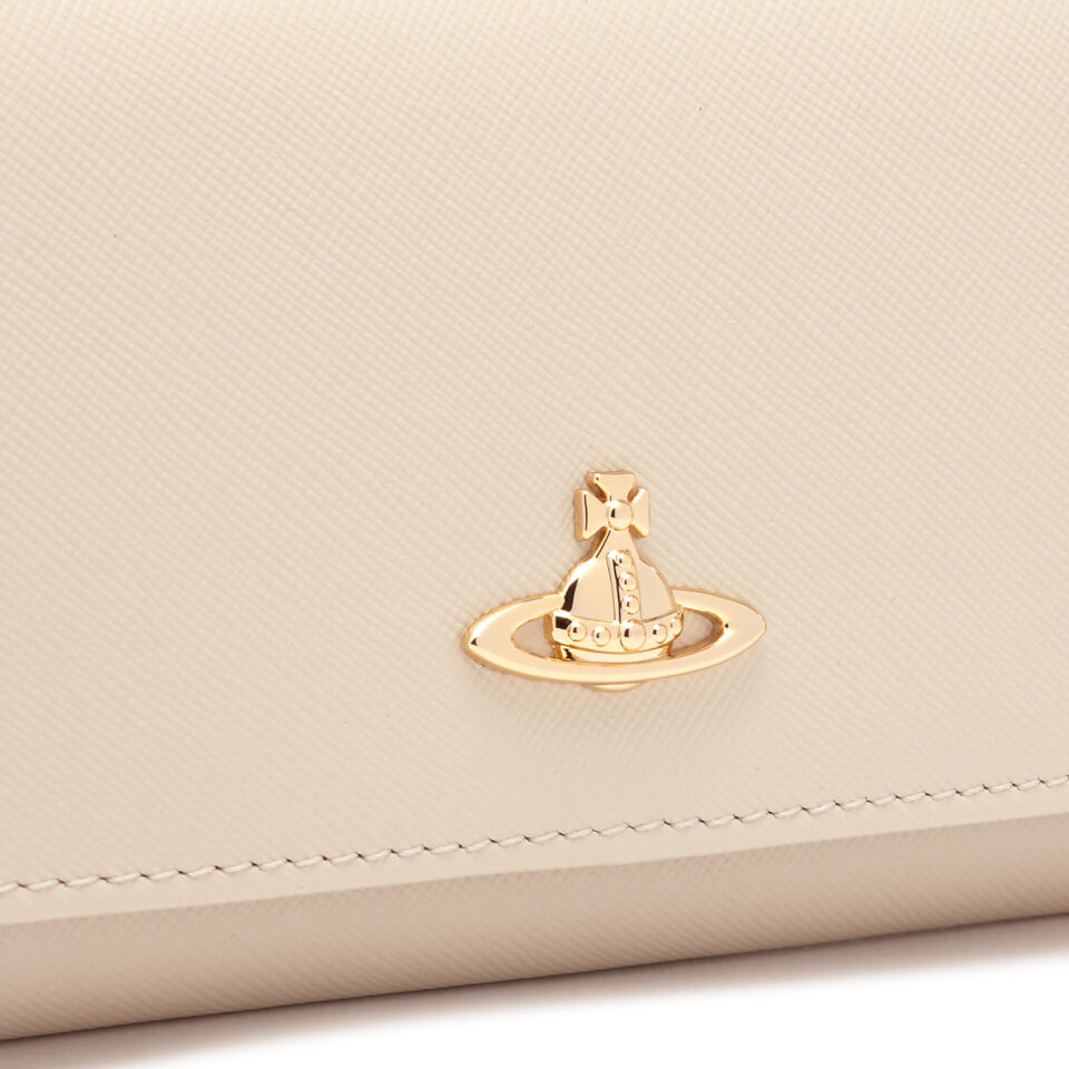 Vivienne Westwood Women's Opio Saffiano Leather Credit Card Purse - Beige