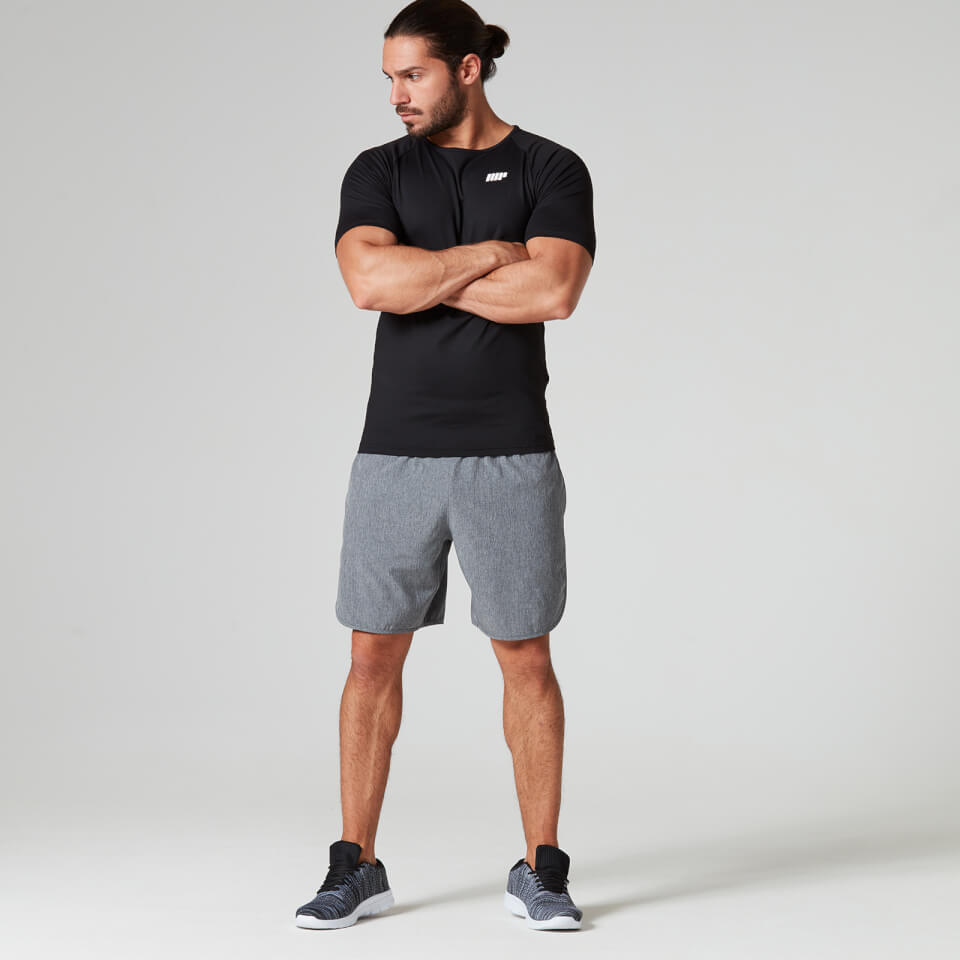 Glide Training Shorts - L - Charcoal Grey