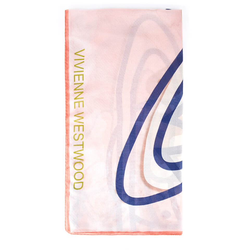 Vivienne Westwood Women's Mantero Silk Seersucker Scarf - Pink