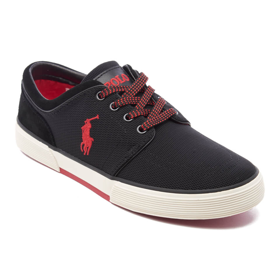 Polo Ralph Lauren Men s Faxon Low NE Trainers Black Allsole
