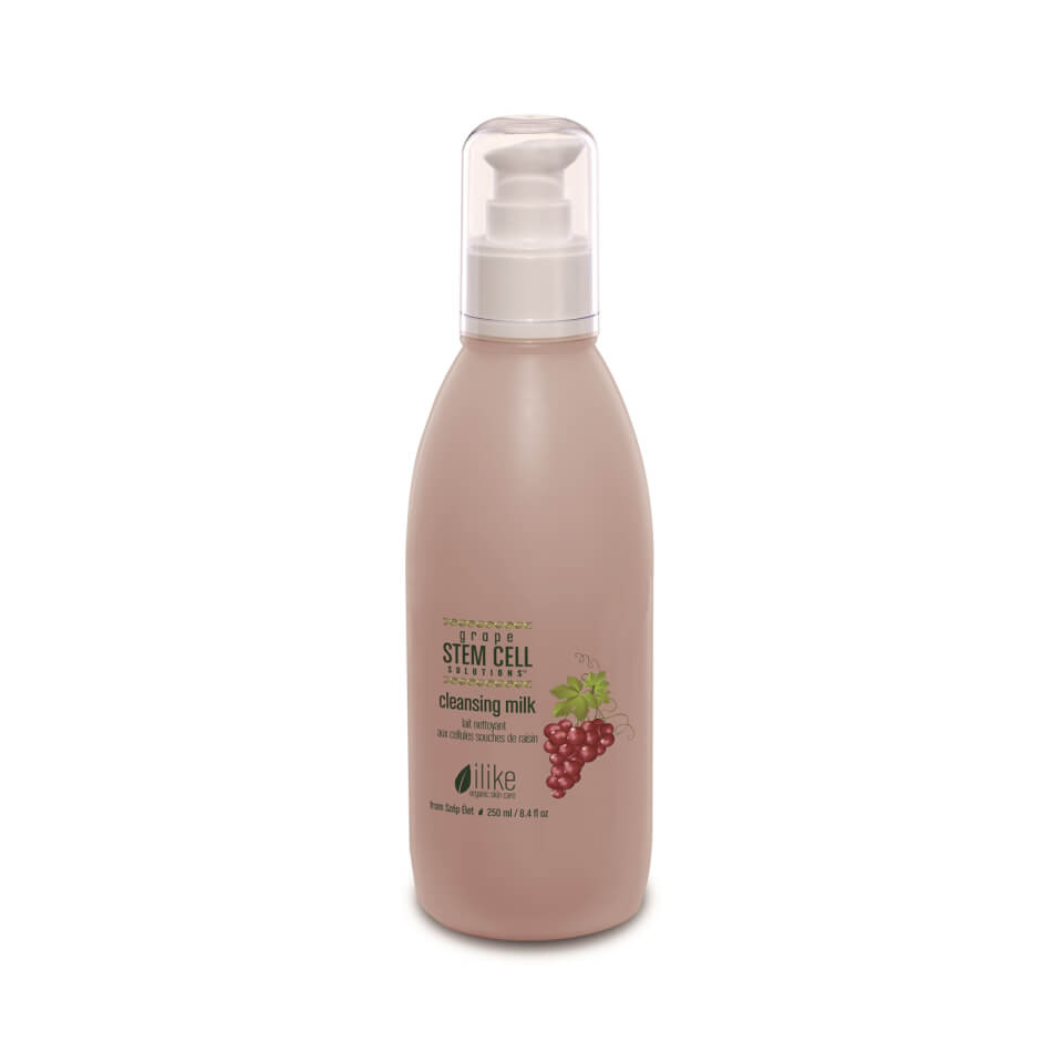 ilike organic skin care Grape Stem Cell Solutions Cleansing Milk
