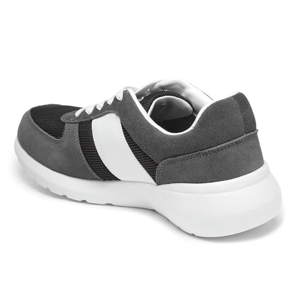 Polo Ralph Lauren Men s Cordell Sportsuede Gridmesh Trainers Charcoal Grey Coggles