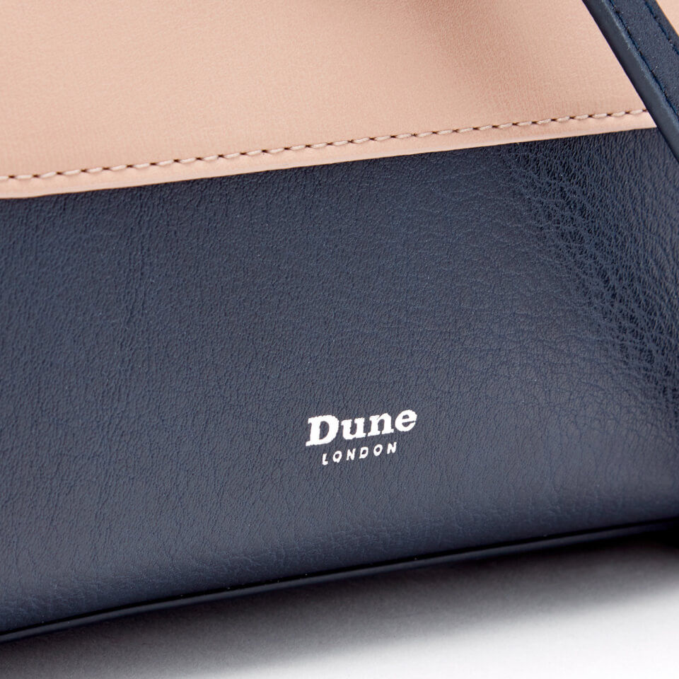 Dune Women's Deanne Envelope Tote Bag - Black/Blush/Grey Snake