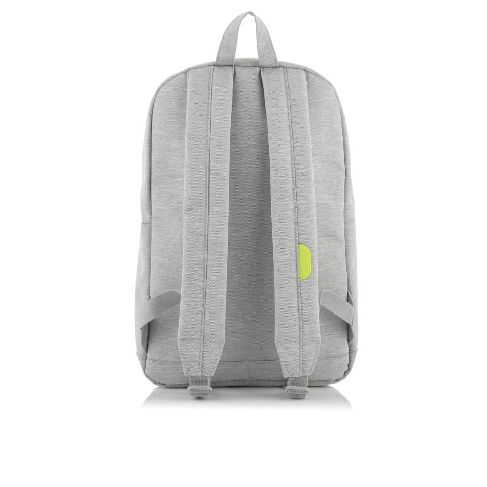 Herschel Supply Co. Pop Quiz Backpack - Light Grey Crosshatch/Acid Lime Zip