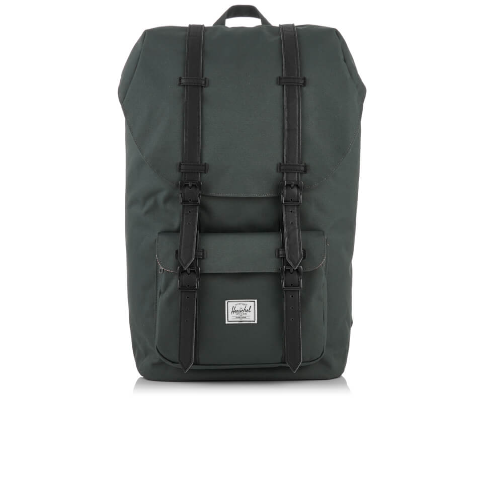 Herschel Supply Co. Little America Backpack - Dark Shadow/Black Synthetic Leather