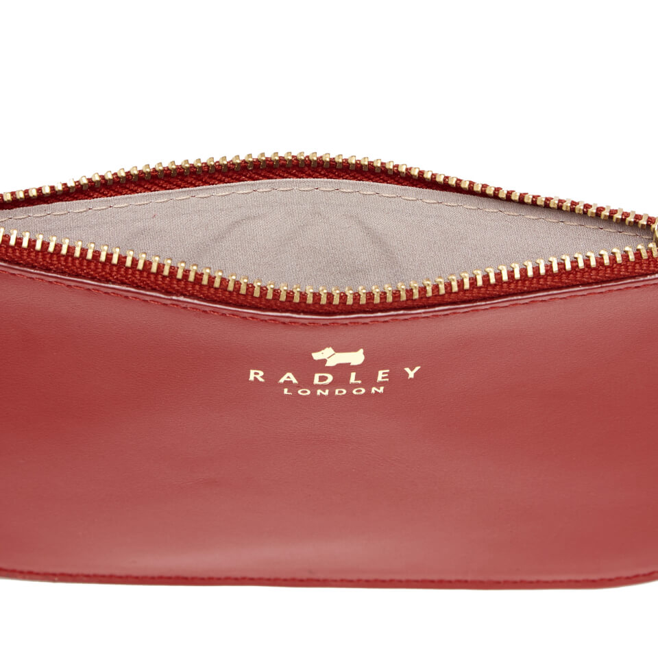 Radley Small Zip Pouch Red Free Gift