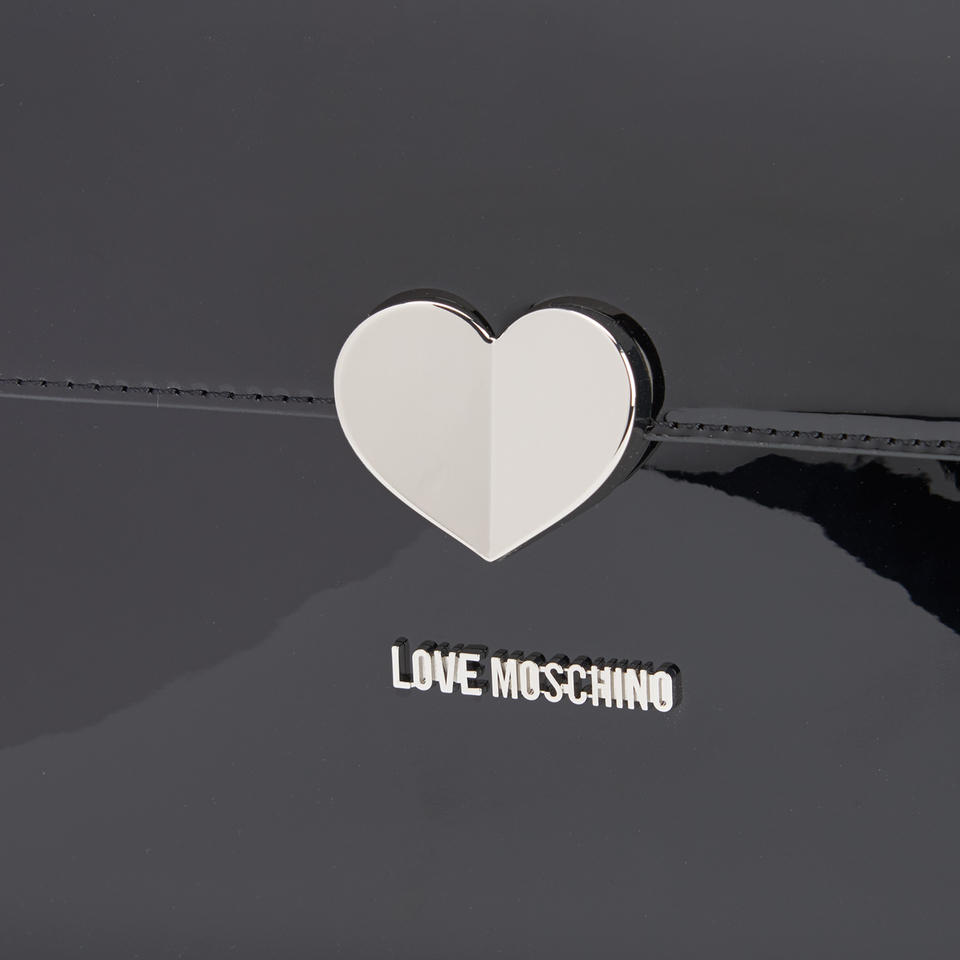 Love Moschino Women's Love Tote Heart Bag - Black