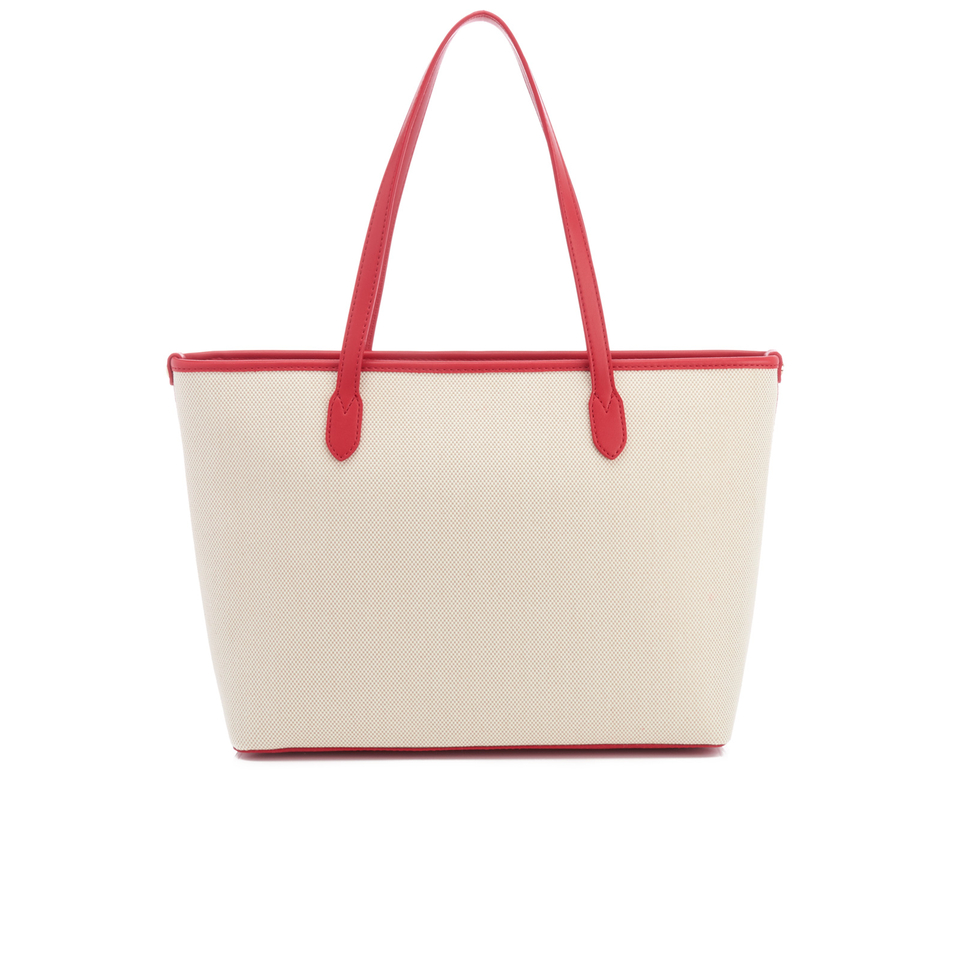 Love Moschino Women's Love Scribble Tote Bag - Beige/Red